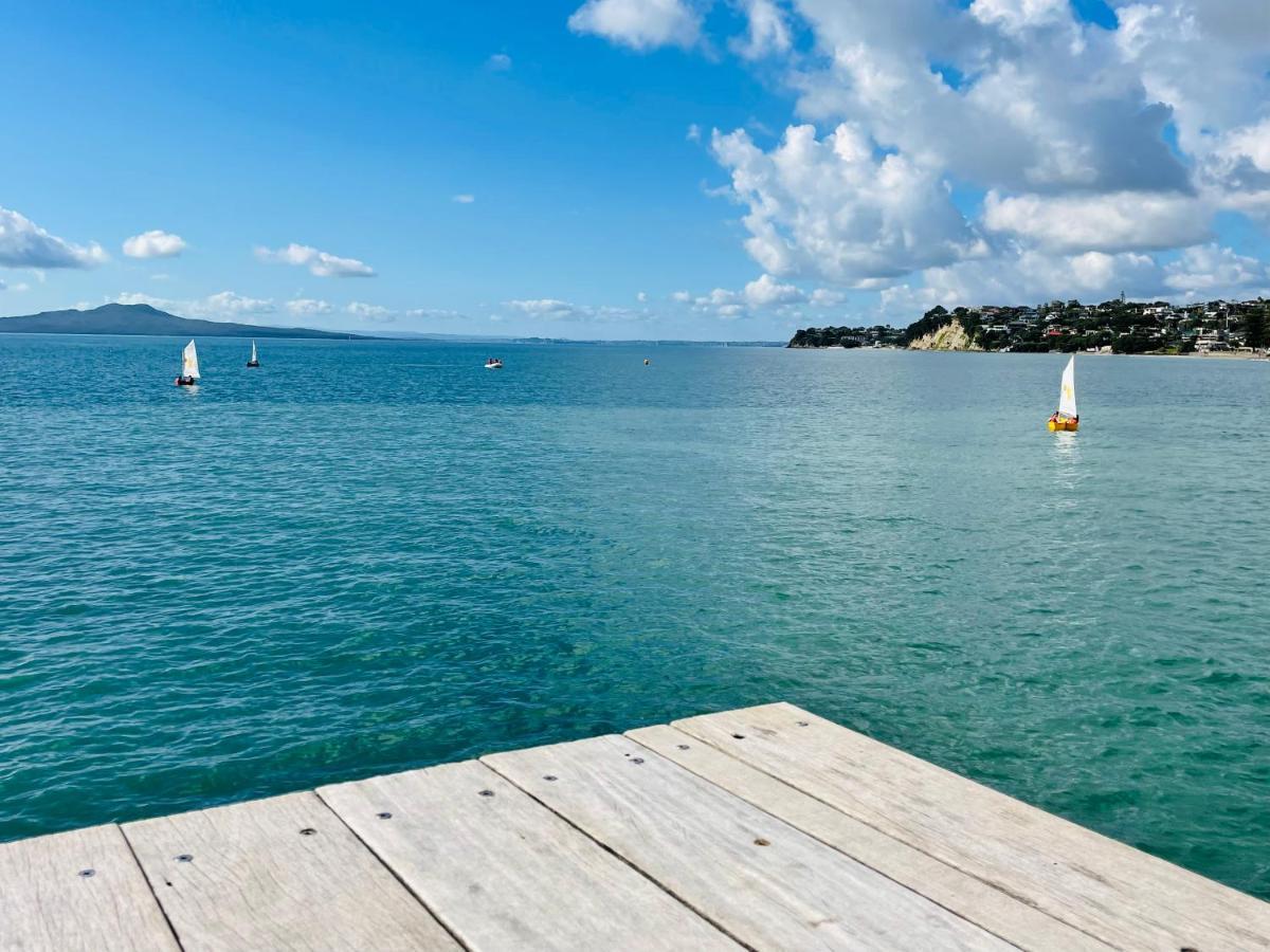 Family Friendly 3Br Flat - 3Min Walk To The Beach - Self Contained Auckland Eksteriør billede